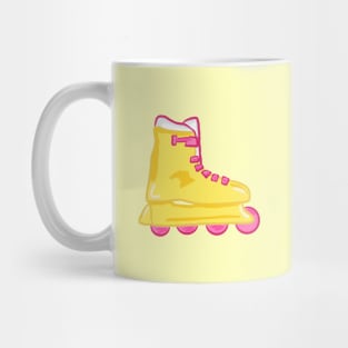 Yellow Rollerskate Mug